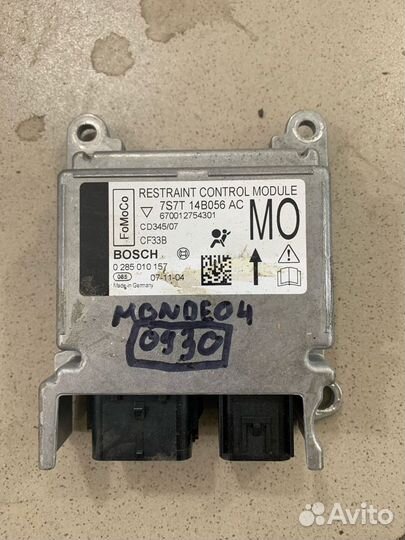 Блок srs блок airbag Ford Mondeo 4 7s7t14b056 0930
