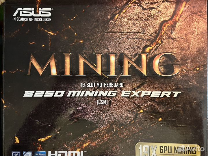 Материнская плата asus b250 mining expert