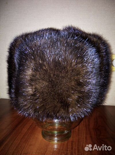 Норковая шапка мужская