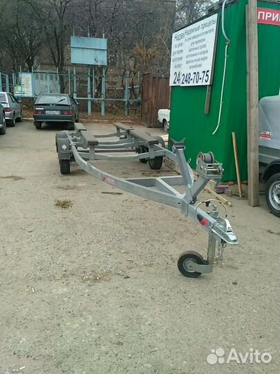 Прицеп оцинк. двухосный лодочный