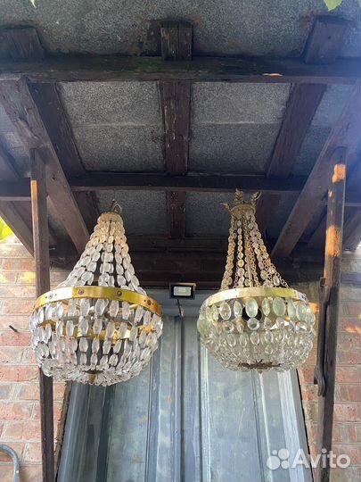 Хрустальная люстра СССР