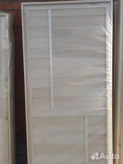 Двери для бани из липы и сосны