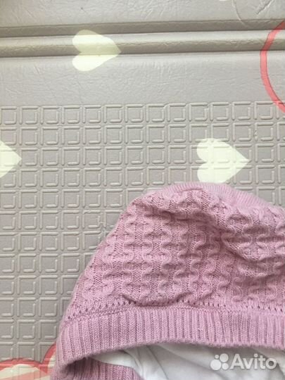 Вязаный конверт на выписку 50-56