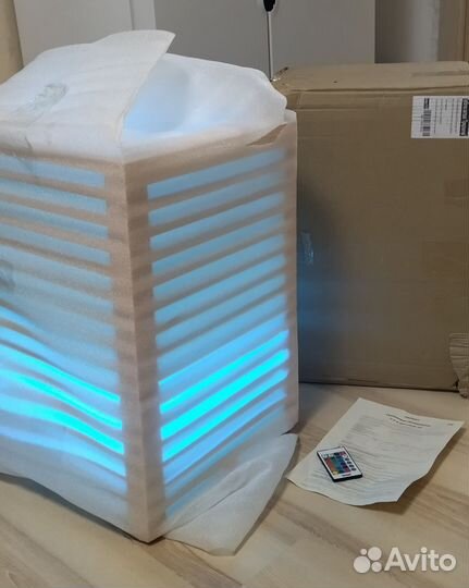 Тумба прикроватная лофт световая