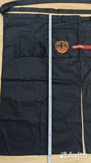 Фартук, ложка бармена bacardi, стоппер martini