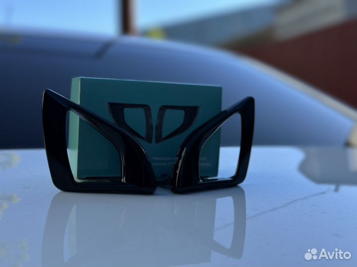 Накладки на ручки дверей лада гранта черный лак