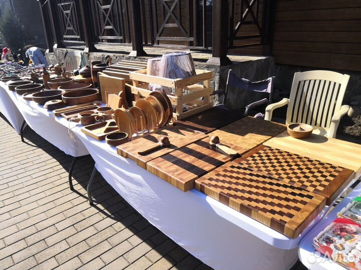Посуда и товары для кухни из дерева