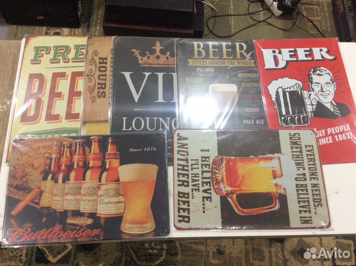 Металлические таблички для оформления