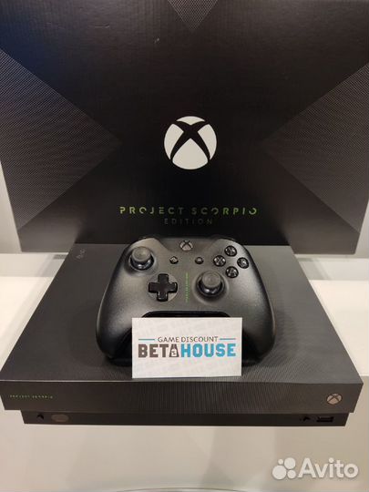 Эксклюзивный Xbox One X Scorpio на гарантии