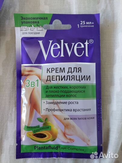 Velvet Крем, крем-гель для депиляции 25 ml