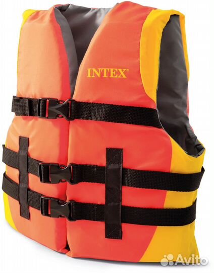 Жилет для плавания пенопл. вставки Intex 23-41кг