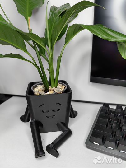 Кашпо 3d пластик #1