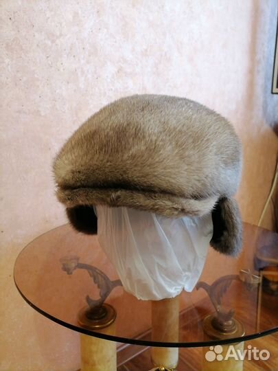 Меховая мужская кепка