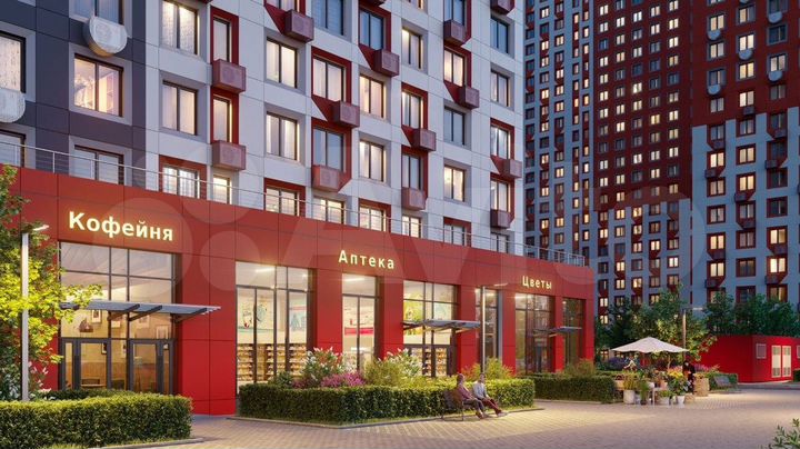 1-к. квартира, 45,6 м², 19/19 эт.