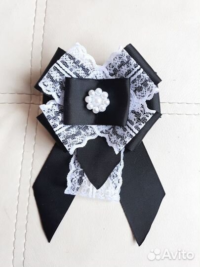 Резинки для волос и галстук канзаши