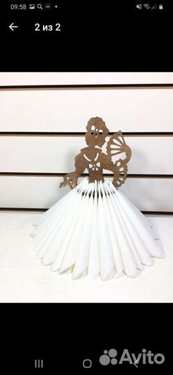 Салфетница из дерева