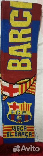 Шапка и шарф фк Барселона