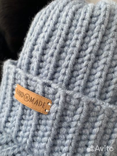 Шапка и снуд зима