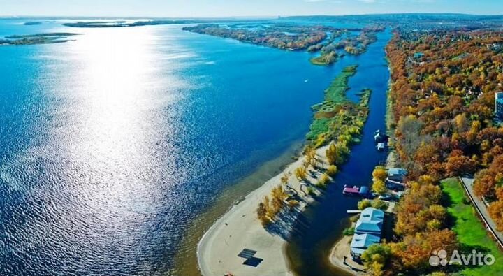 Отдых на Волге, пляж, беседка