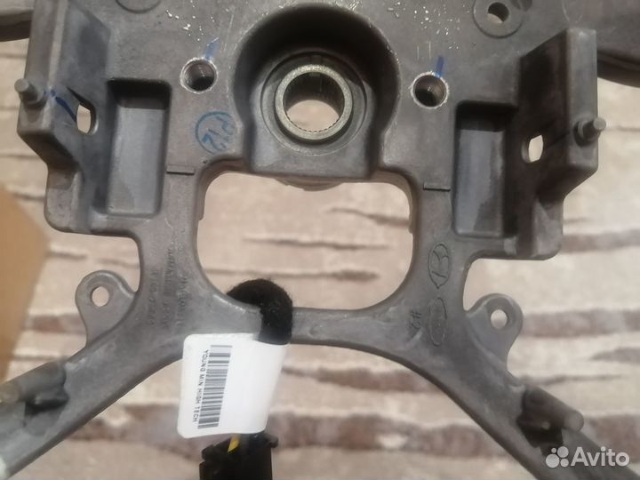 Новый кожаный руль Hyundai Santa Fe CM обогрев