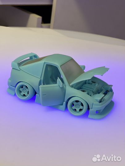 Nissan 200sx S13 мультяшная коллекционная модель