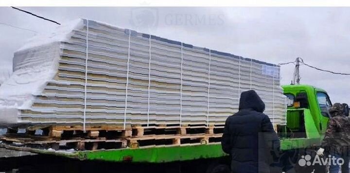 Сэндвич панели кровельные 100 мм