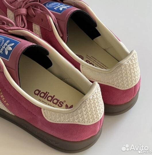 Кроссовки Adidas Gazelle Indoor Pink Cloud White