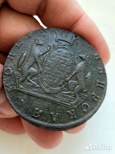 10 копеек 1771г(Сибирский гривенник)