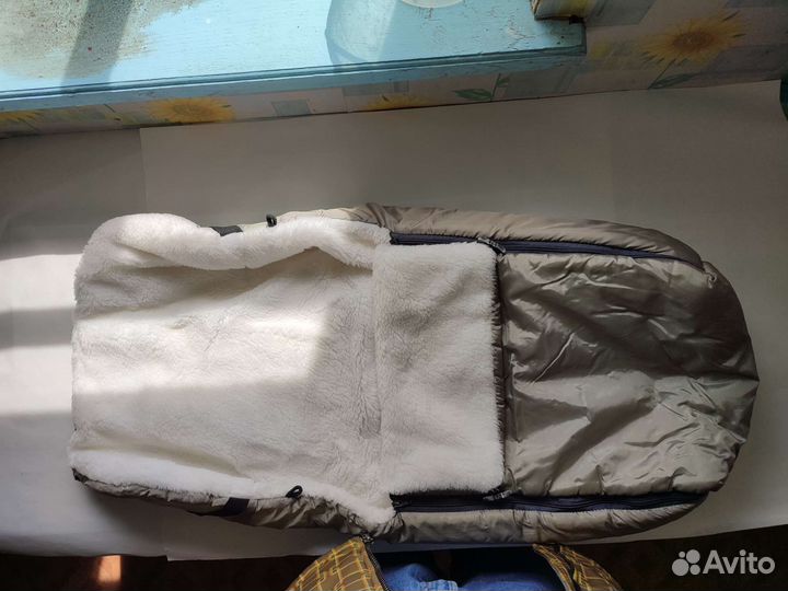 Зимний конверт в коляску