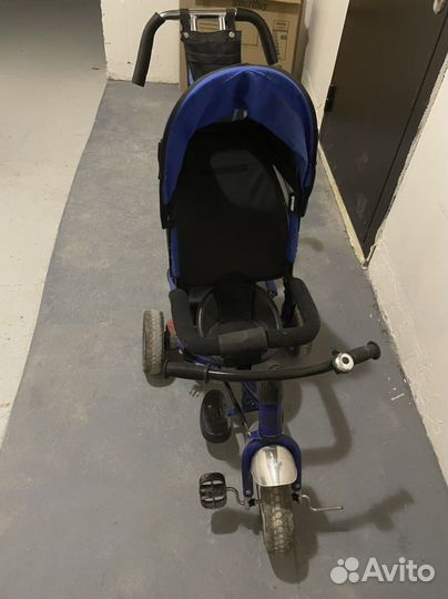 Велосипед коляска с ручкой
