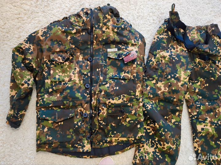Камуфляжный костюм зимний
