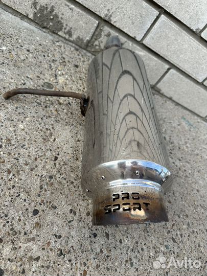 Глушитель прямоточный банка prosport