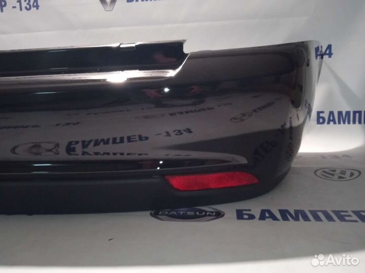 Бампер задний Лада приора 2 седан Черная пантера