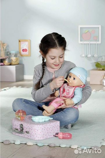 Новый Пупс Baby annabell время обеда Оригинал