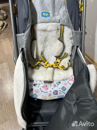 Санки-коляска комбинированные 