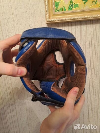 Шлем боксёрский Green Hill best синий