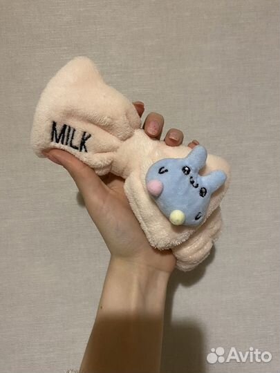 Повязка на голову косметическая для макияжа бантик