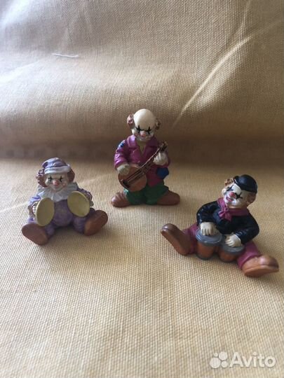 Статуэтки оркестр клоунов конец 80-ых