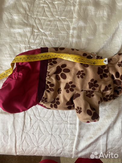 Зимний комбинезон для маленькой собаки