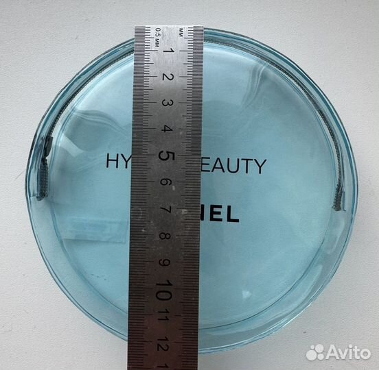 Chanel косметика голубая круглая