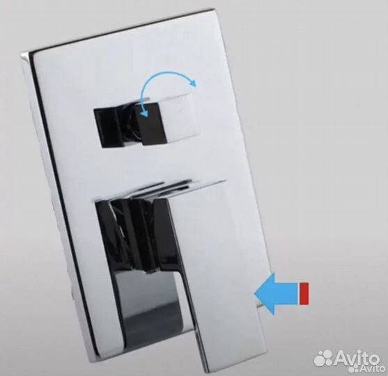 Душевая система встраиваемая без излива