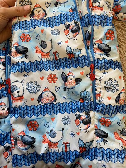 Детский теплый конверт