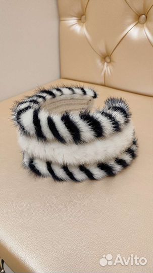 Повязка на голову меховая