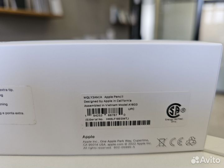 Apple pencil 1 (стилус, карандаш)