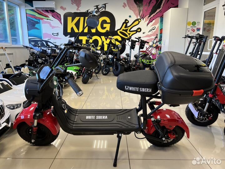 Электроскутер white siberia mini R 2.1 Pro/Red