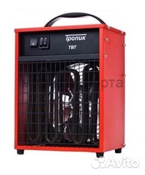 Электрический тепловентилятор твт-2