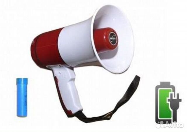 Мегафон/рупор/громкоговоритель на акб с записью
