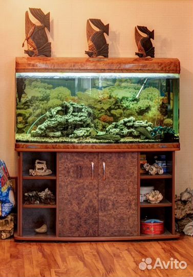 Аквариум с тумбой jebo 350 литров