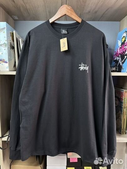 Лонгслив Stussy Basic Stussy LS Tee Black