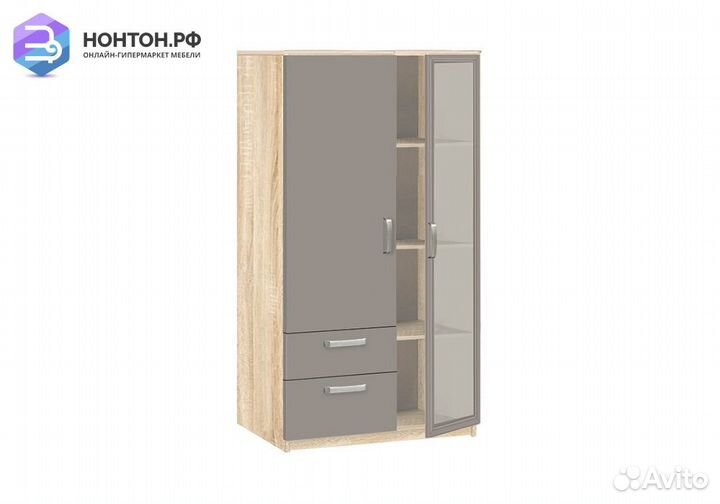 Шкаф Сонома 14.10 дуб сонома / капучино